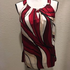Stretch silk tank top WHMB